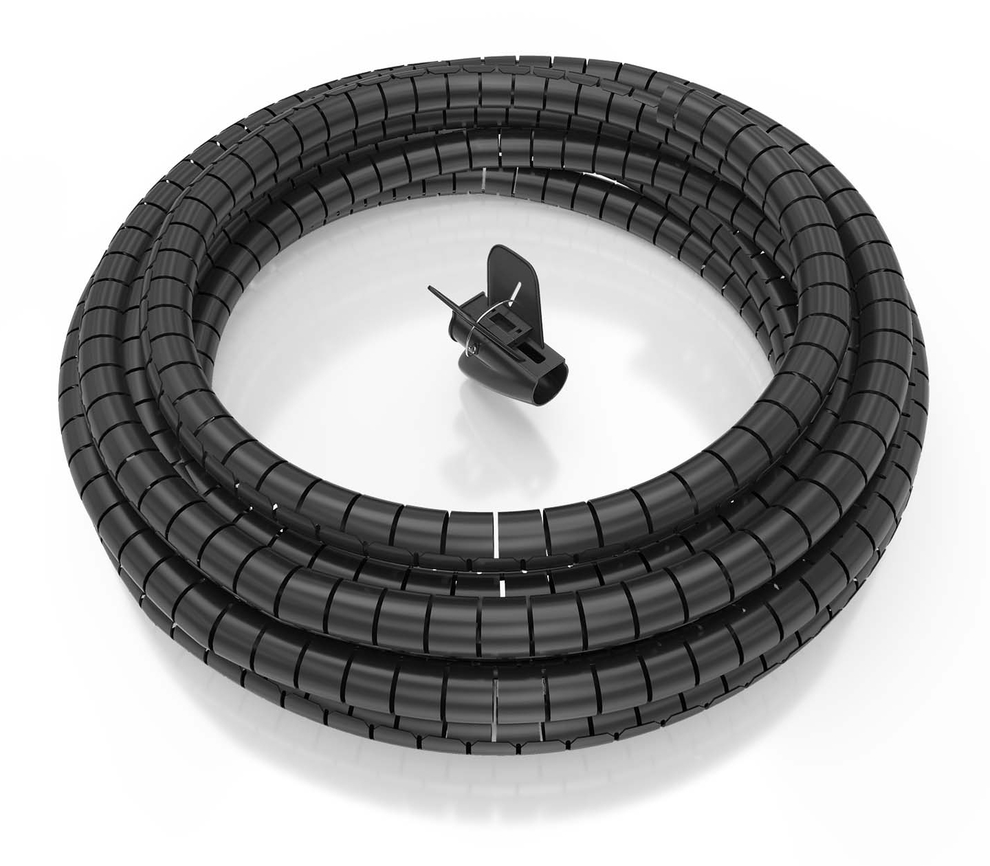 AISENS A151-0900 organizer per cavi Universale Guaina intrecciata per cavi Nero 1 pz