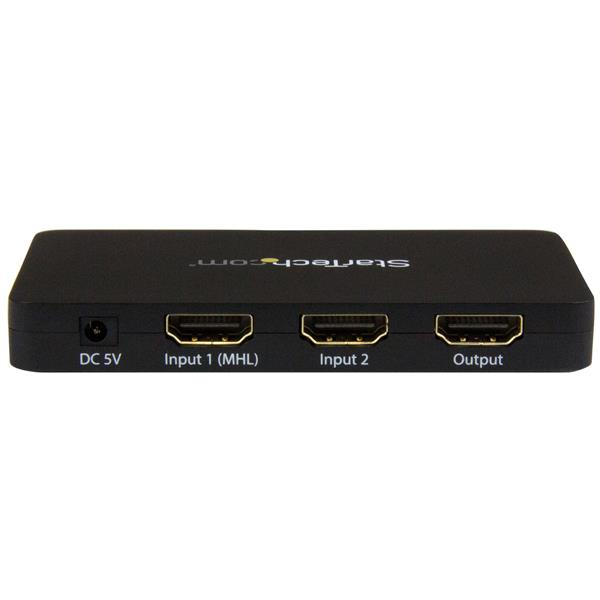 StarTech.com 2-Port HDMI automatic video switch w/ aluminum housing and MHL support – 4K – image 3