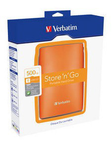 Verbatim Store 'n' Go USB 2.0 Portable Hard Drive 500GB Volcanic Orange – image 8
