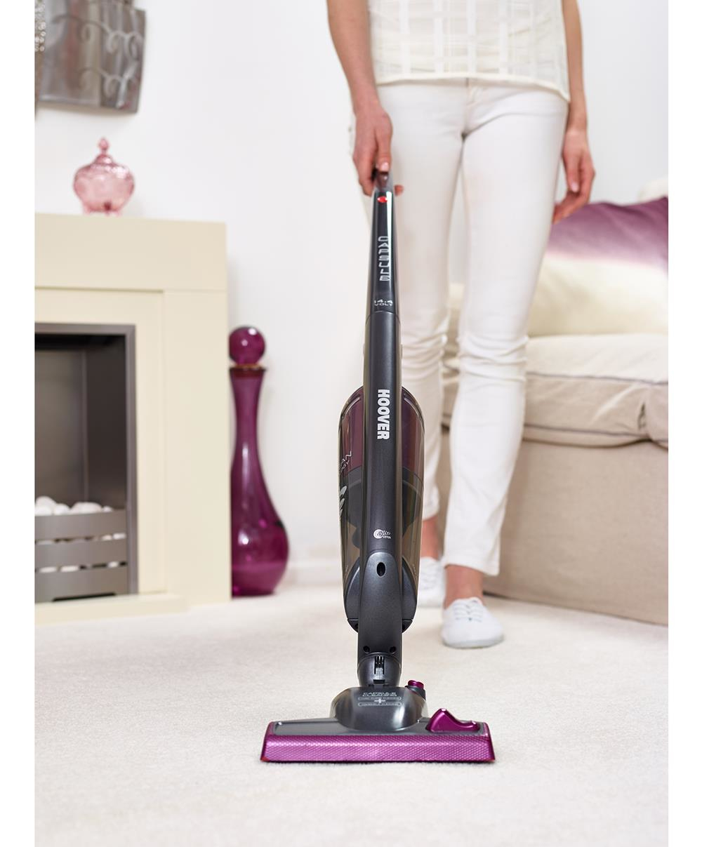 Hoover CA144TF2001 stick vacuum/electric broom 2-in-1 stick vacuum Bagless Pink – image 2