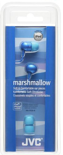 JVC HA-FX35A headphones/headset Wired In-ear Blue – image 2