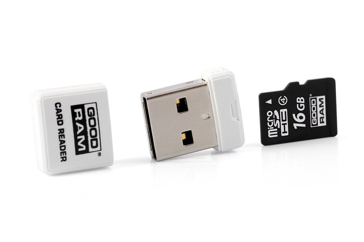 Goodram USDRSGRBL10 card reader USB 2.0 White – image 2