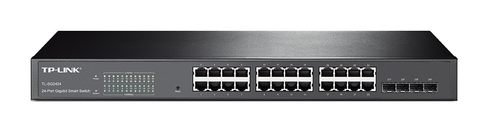 TP-Link TL-SG2424 network switch Managed Black – image 1