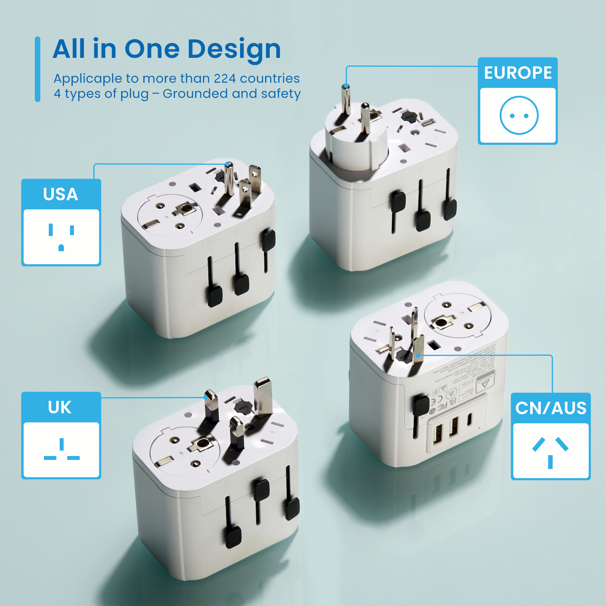 Ewent EW1475 mobile device charger White – image 4
