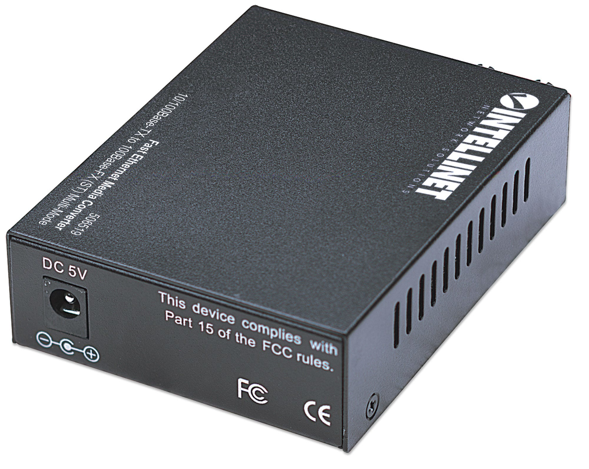 Intellinet Fast Ethernet Media Converter, 10/100Base-Tx to 100Base-Fx (ST) Multi-Mode, 2 km (1.24 mi) – image 4