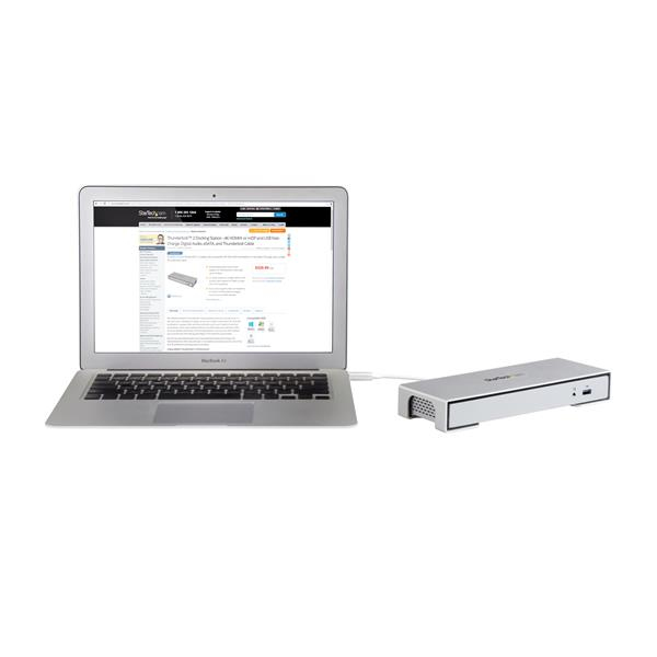 StarTech.com Thunderbolt 2 4K Docking Station for Laptops - Includes TB Cable – image 4