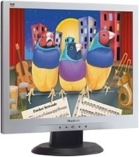 Viewsonic Monitor LCD VA703M, Dual-tine silver/black