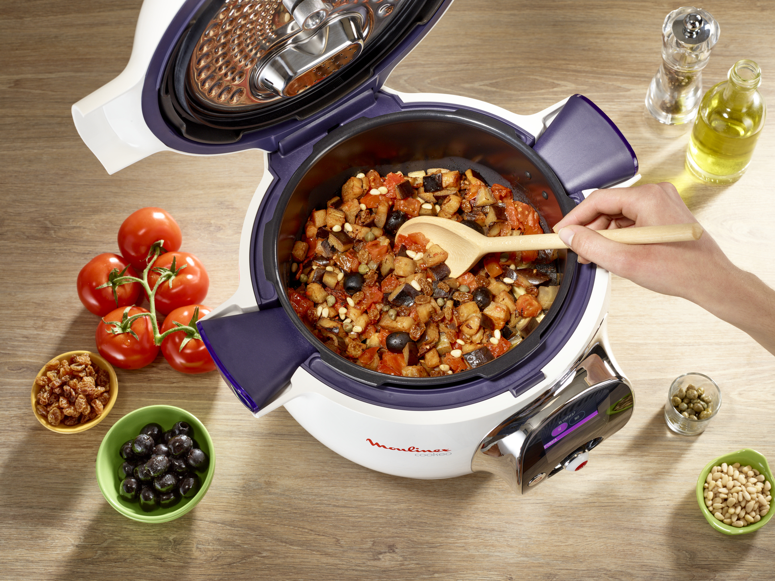 Moulinex CE7061 6 L 1200 W Chrome, Purple, White – image 3