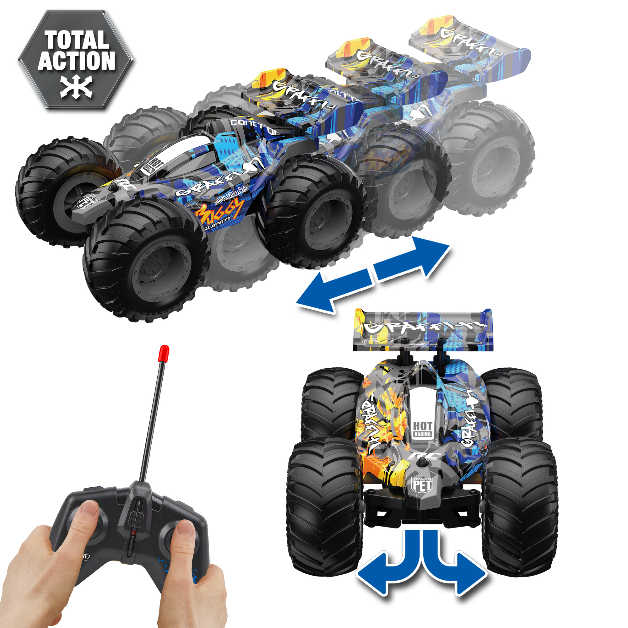 Gear2Play RC Graffity Buggy 1:24 - Big Wheels – image 5