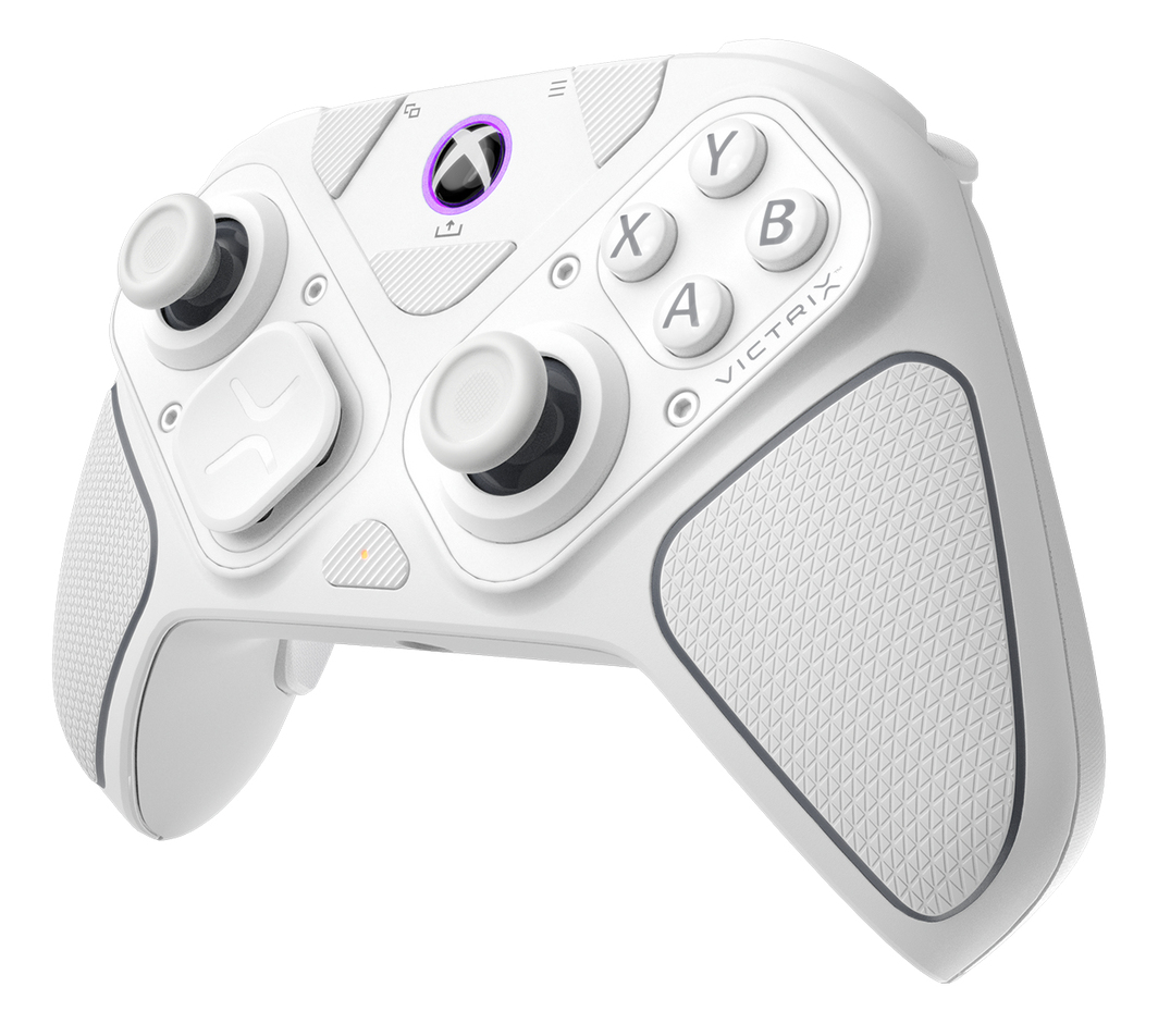 Turtle Beach Victrix Pro BFG Reloaded Blanc Xbox Manette de gaming modulaire sans fil w/Bluetooth, module Fightpad et effet Hall pour Xbox Series X et S, Xbox One et PC