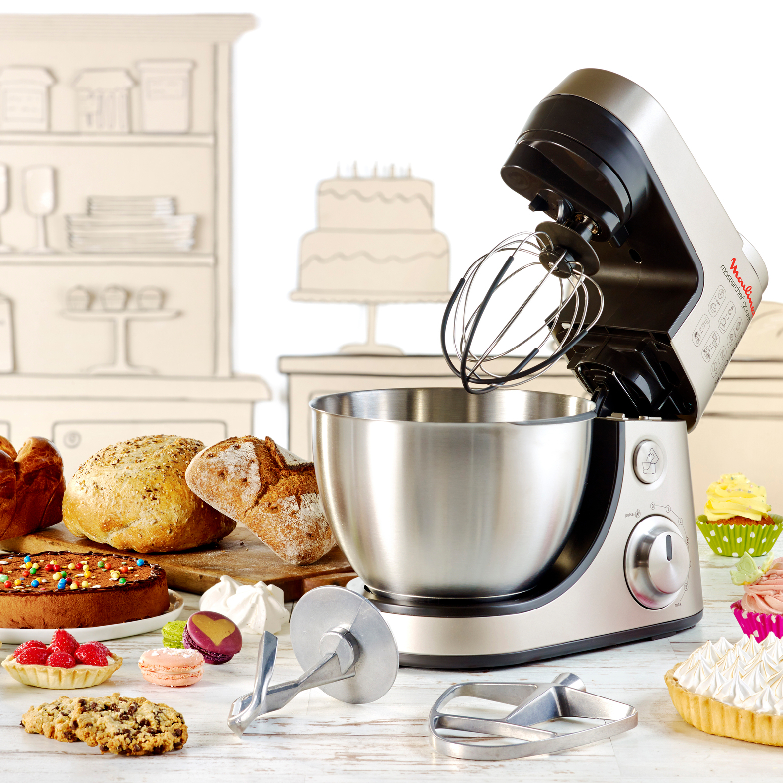 Moulinex QA4081B1 food processor – image 2