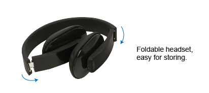 LogiLink BT0030 headphones/headset Wireless Head-band Calls/Music Bluetooth Black – image 4