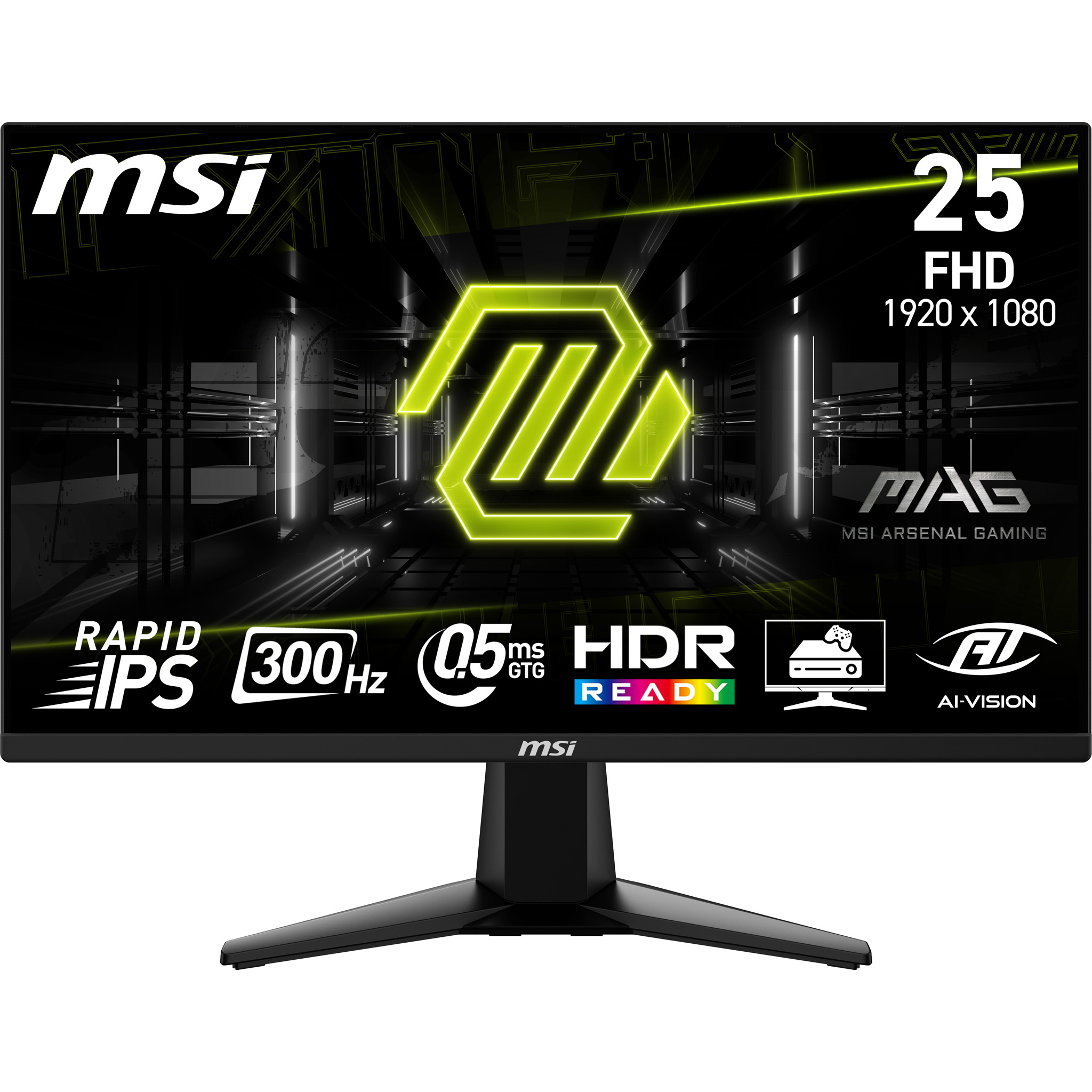 MSI MAG 255XF 24.5in FHD 300Hz 0.5ms Rapid IPS Gaming Monitor MAG255XF
