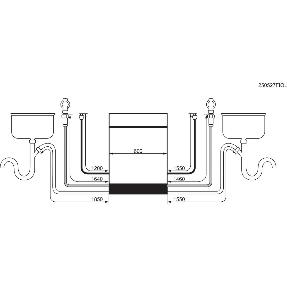 Electrolux KL82X220T Fully built-in 14 place settings – image 9