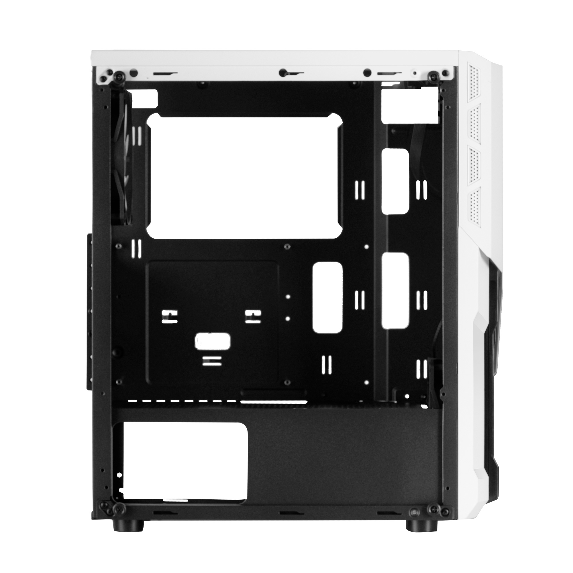 Mars Gaming MC-X2 White PC Gaming ATX Case FRGB Steel Front 2 Fans – image 5