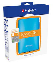 Verbatim Store 'n' Go USB 2.0 Portable Hard Drive 500GB Caribbean Blue – image 8