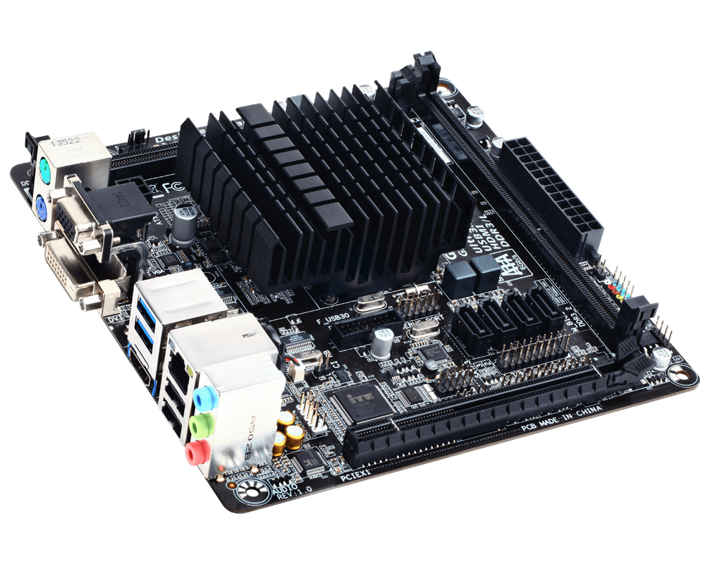 GIGABYTE GA-N3160N-D2H motherboard BGA 1170 mini ITX – image 3