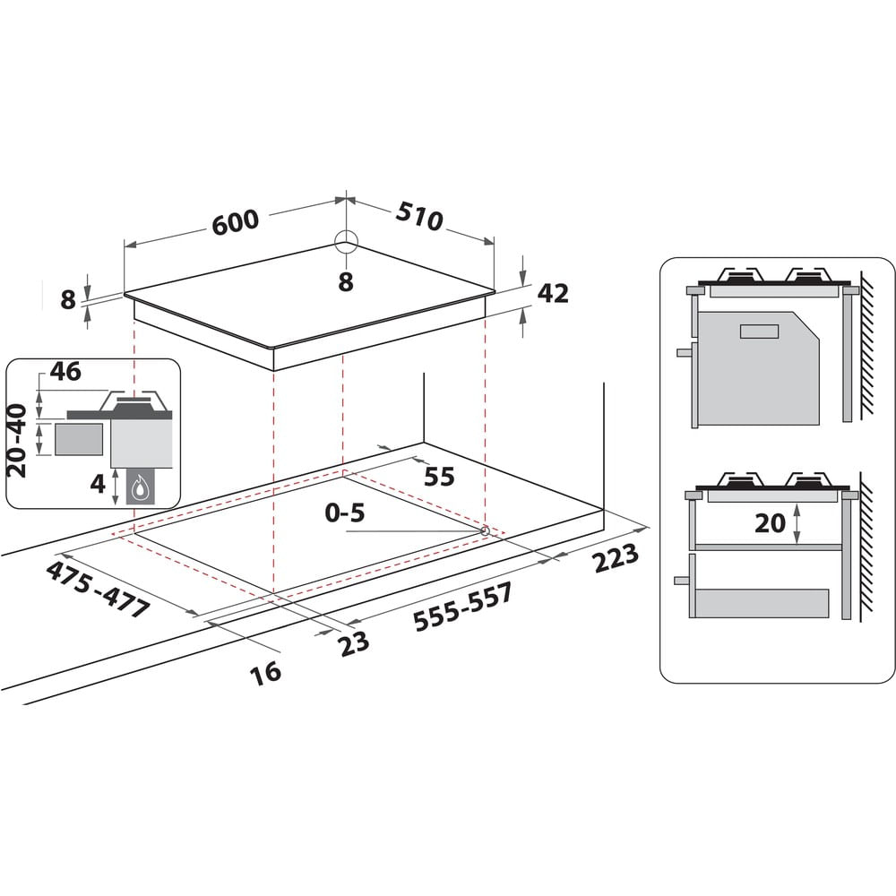 Hotpoint FTGHG 641 D/H(BK) – image 8
