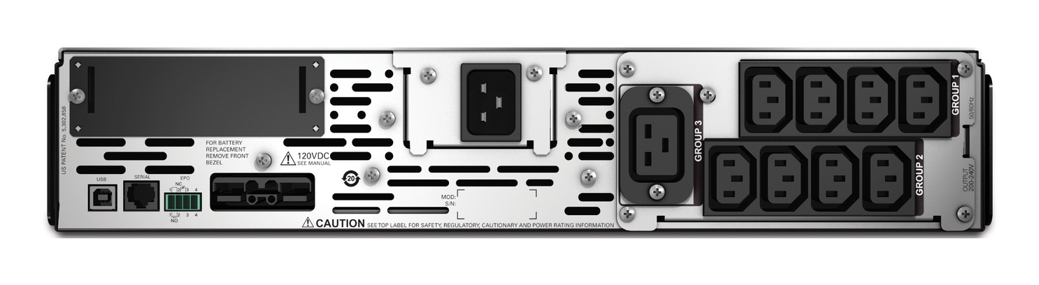 APC Smart-UPS X, Line Interactive, 3kVA, Rack/tower convertible 2U – image 2