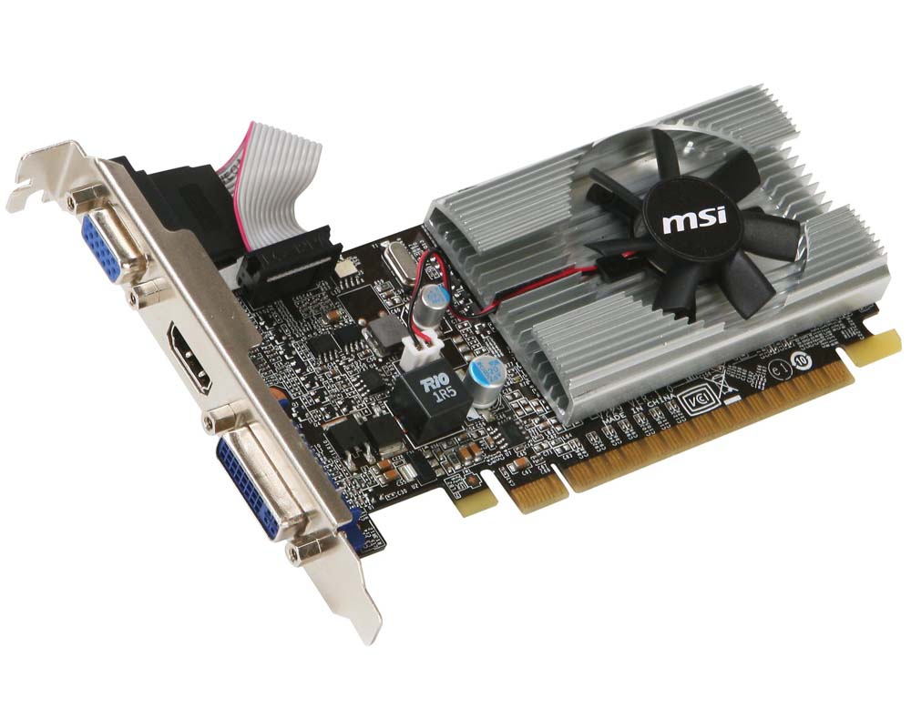MSI N210-MD1G/D3 graphics card GeForce 210 – image 5