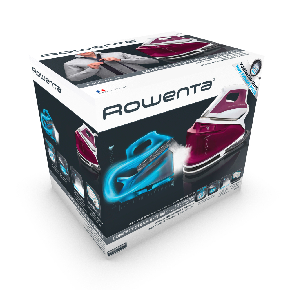 Rowenta DG751 2200 W 1.2 L Microsteam 400 soleplate Purple, White – image 2
