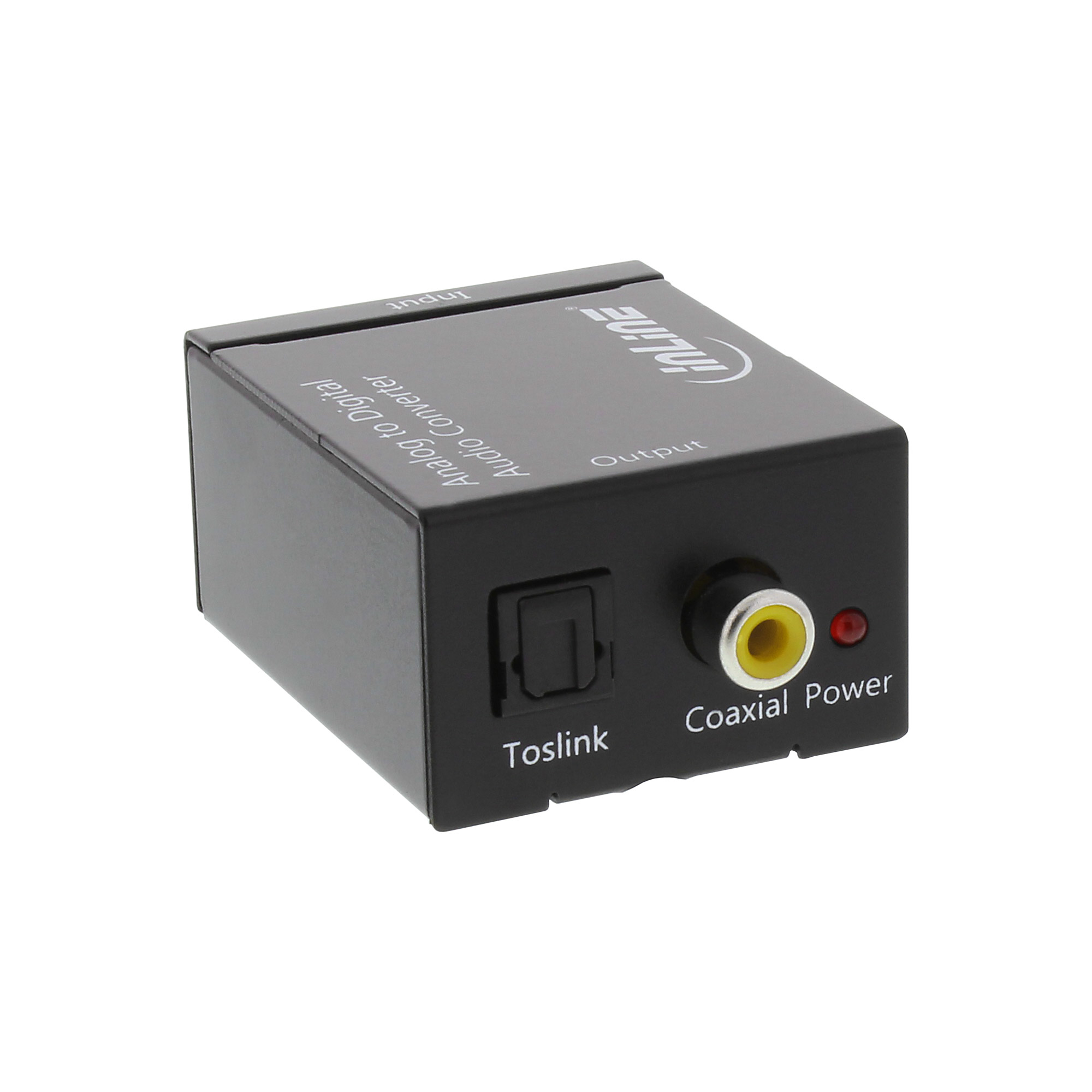 InLine Audio Converter Analog to Digital In 2x RCA Stereo Out Toslink or RCA – image 2