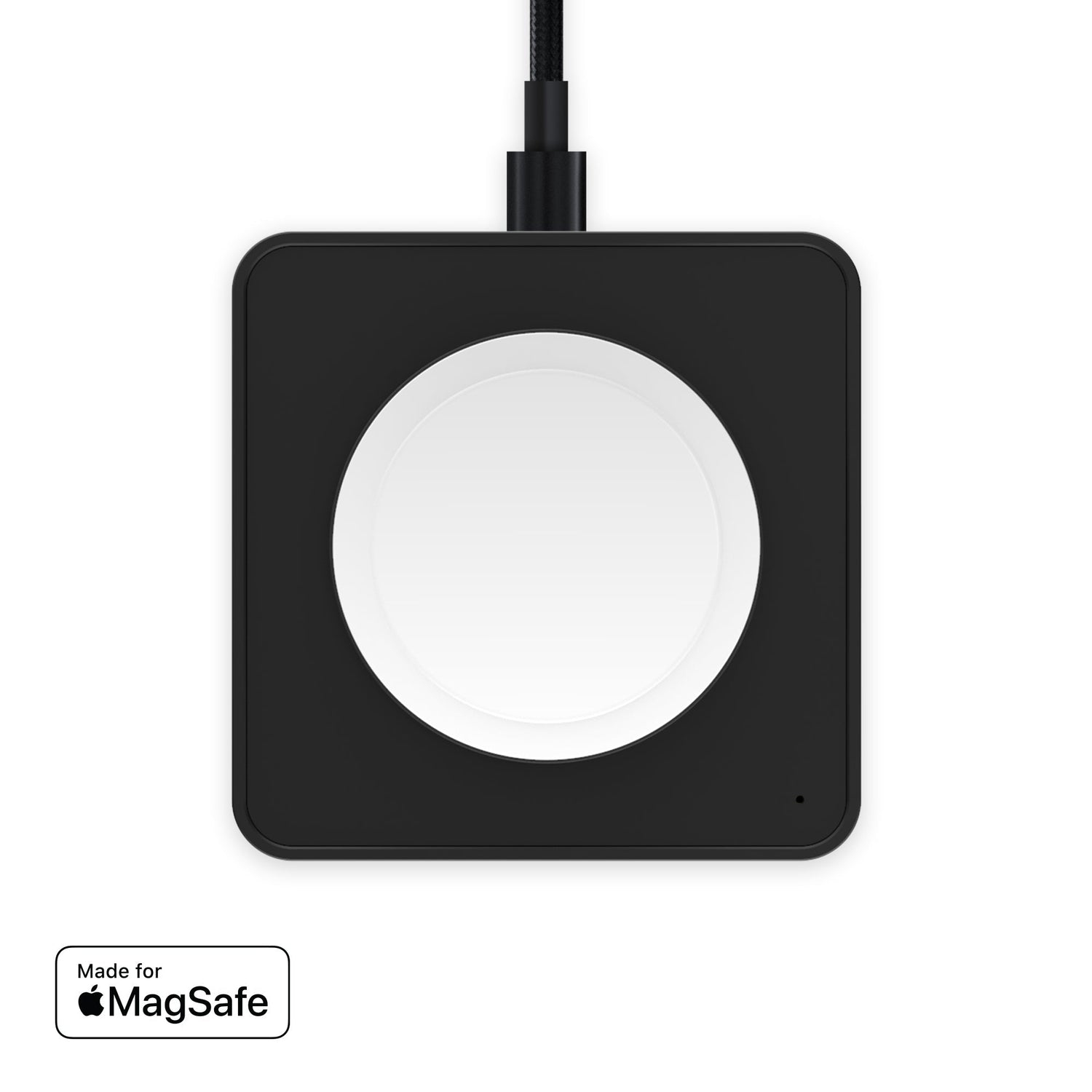 Mous Matte Black Charging Pad with MagSafe