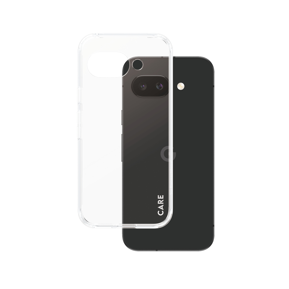 PanzerGlass CARE by ® Flagship Case Transparent Urban Combat w. Clear Frame Google Pixel 9a custodia per cellulare Cover Trasp