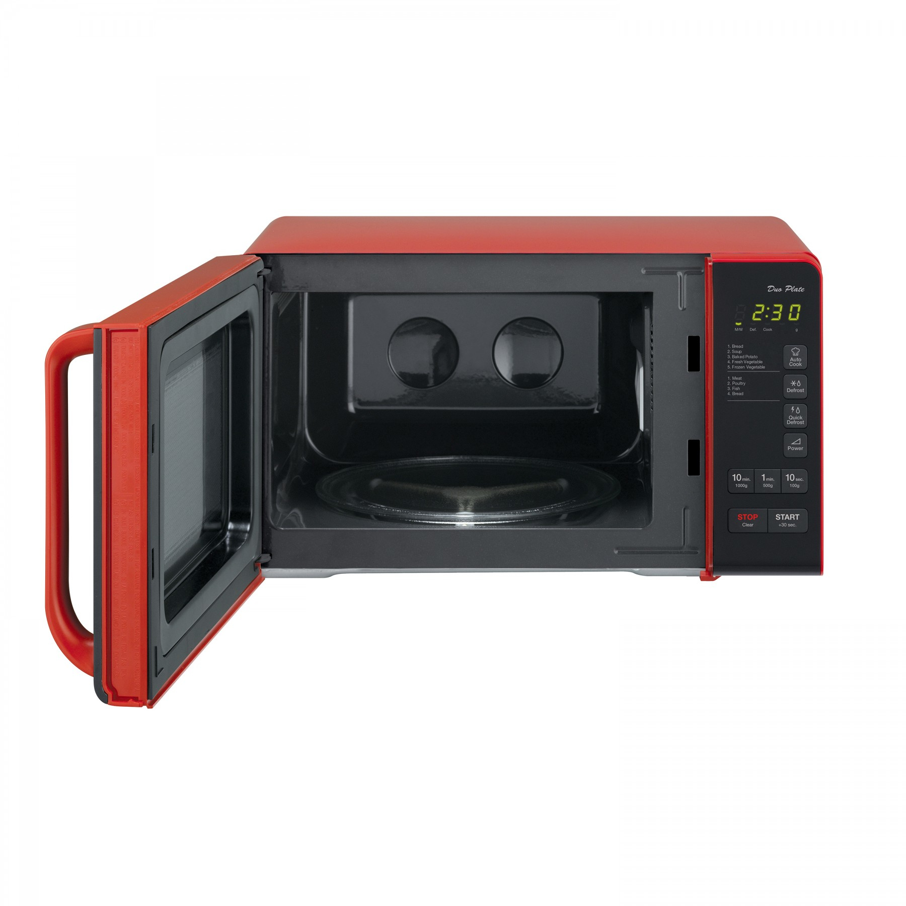 Daewoo KOR-6S3DBR microwave Black, Red Solo microwave Countertop – image 3