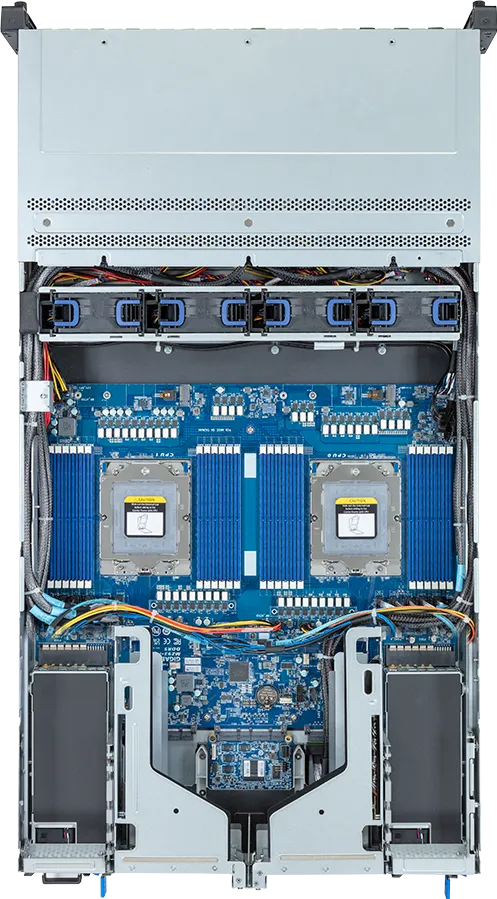 GIGABYTE R283-Z96-AAJ3 LGA 6096 Rack (2U) Black, Steel – image 3