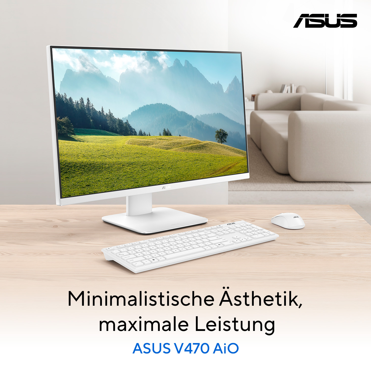 ASUS V400 AiO 27  C5-210H   16 1TB  white   V470VAK-WPE261W W11H All-in-One