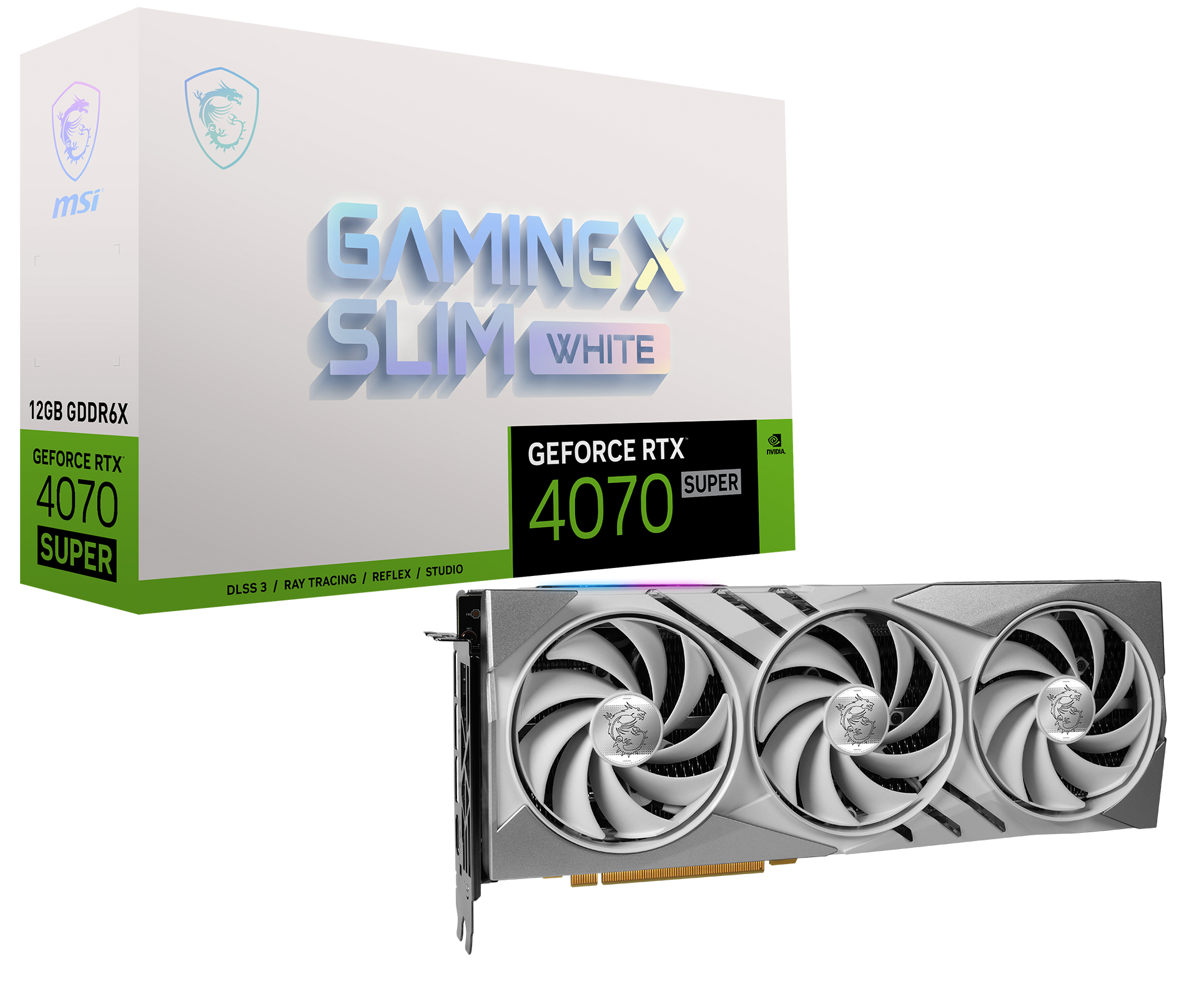 MSI GeForce RTX 4070 SUPER 12G GAMING X SLIM WHITE – image 8