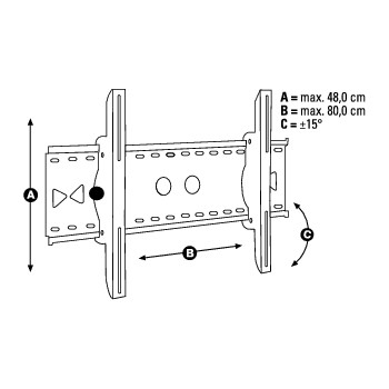 Hama "Home Cinema" Wall Bracket for Plasma/LCD, black – image 9