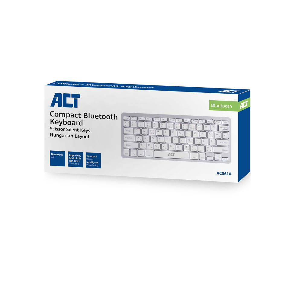 ACT Portable Bluetooth Keyboard (Qwertzu/HU layout) – image 3