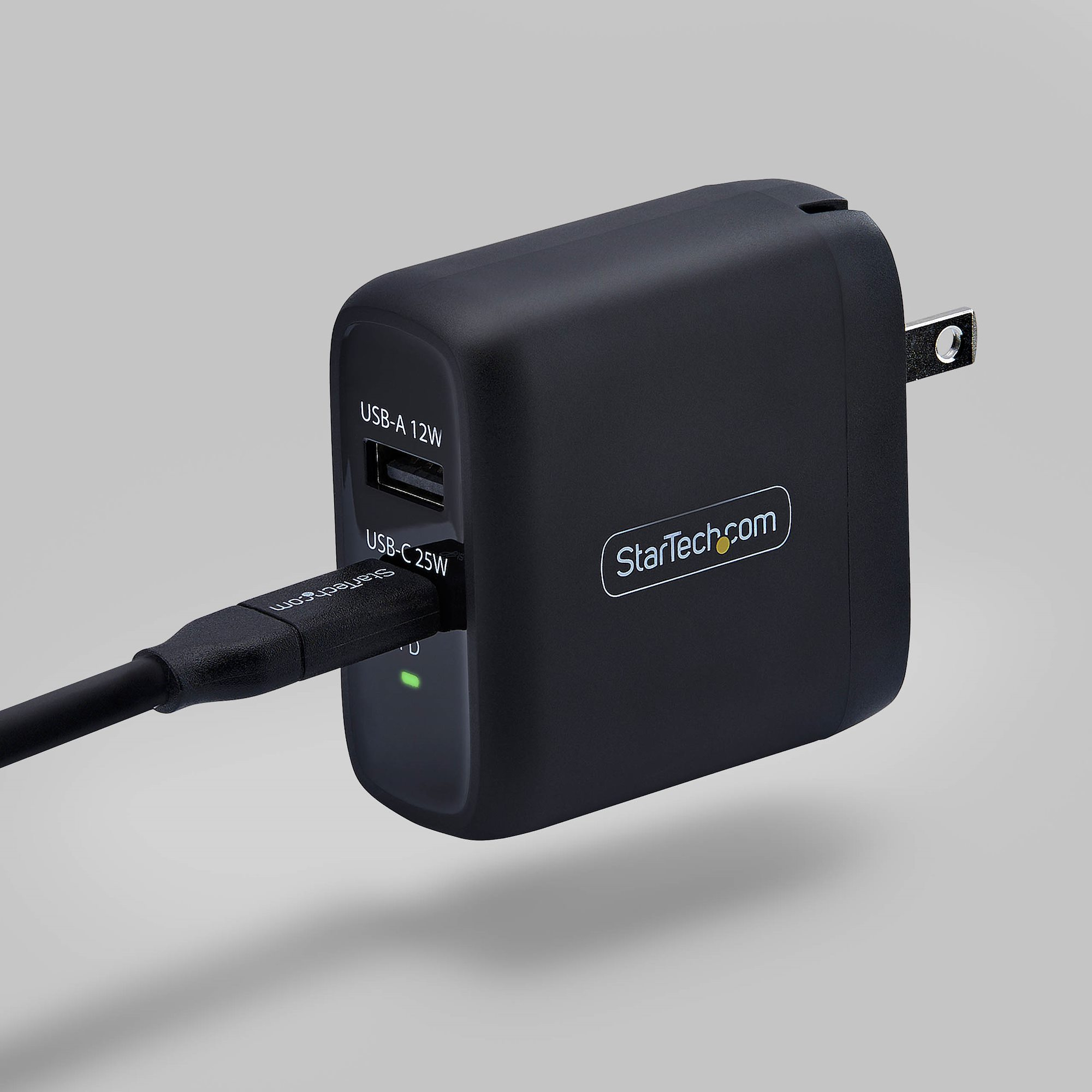 StarTech.com 37W USB-C & USB-A Wall Charger, Portable Charger with USB Power Delivery Fast Charging – image 7