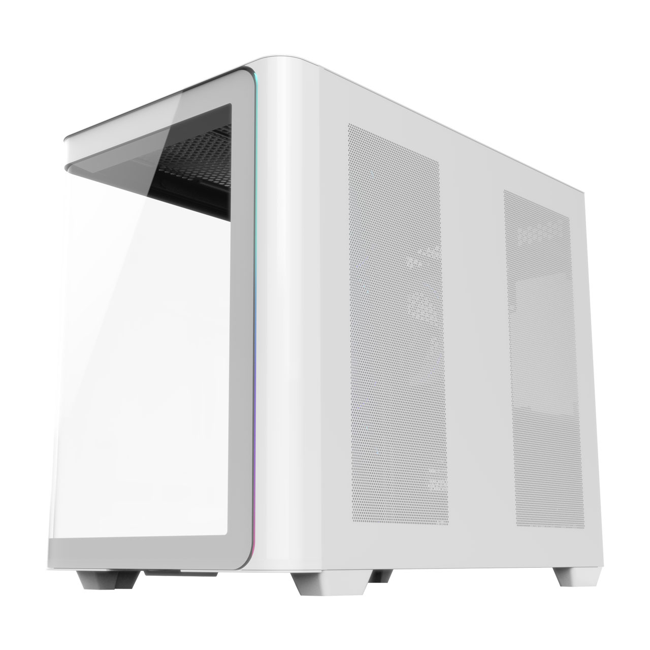 FSP M580-WP Plus Case Midi Tower mITX, mATX White ARGB image 3