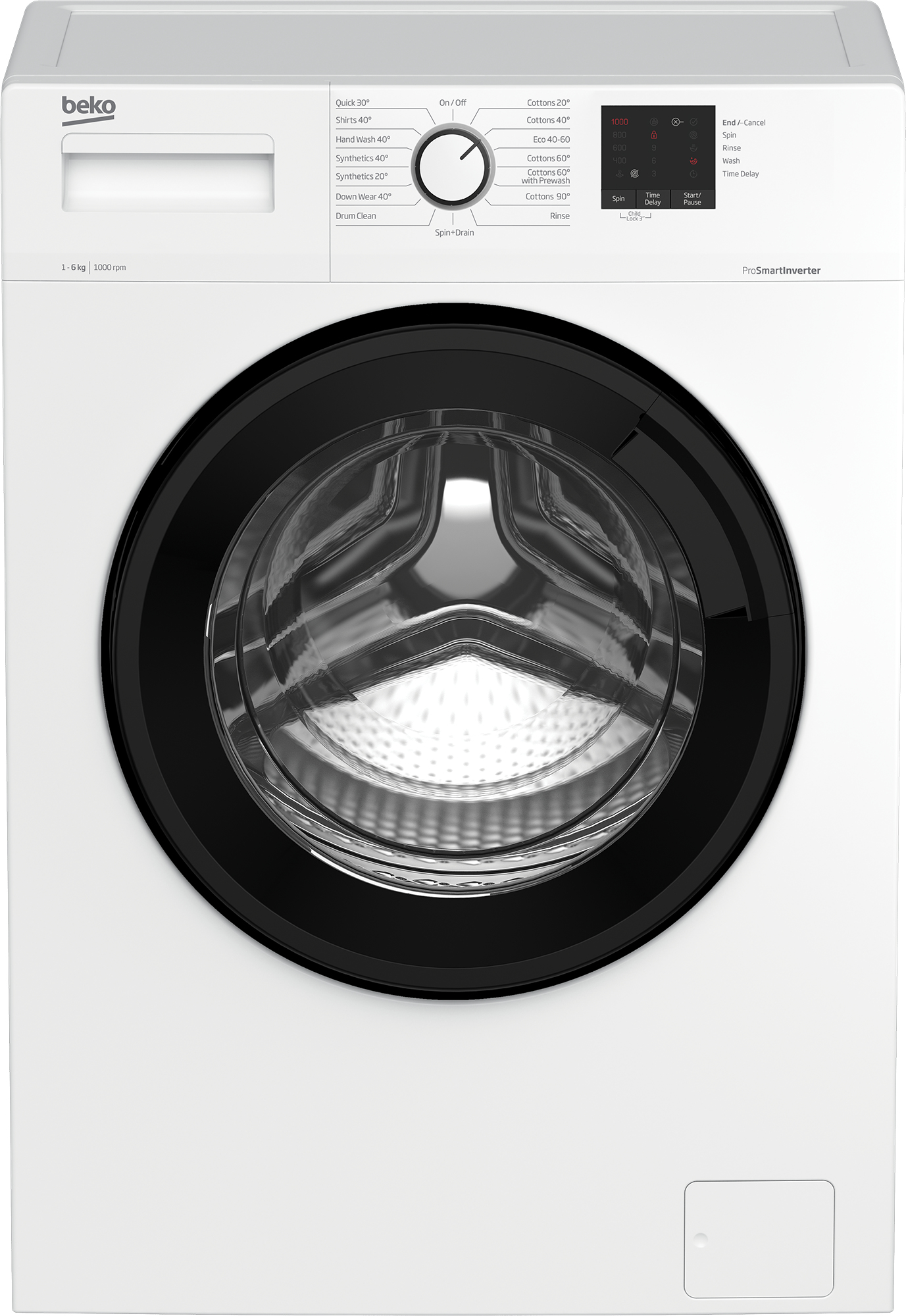 Beko WUE6511BW — vue 1 sur 5