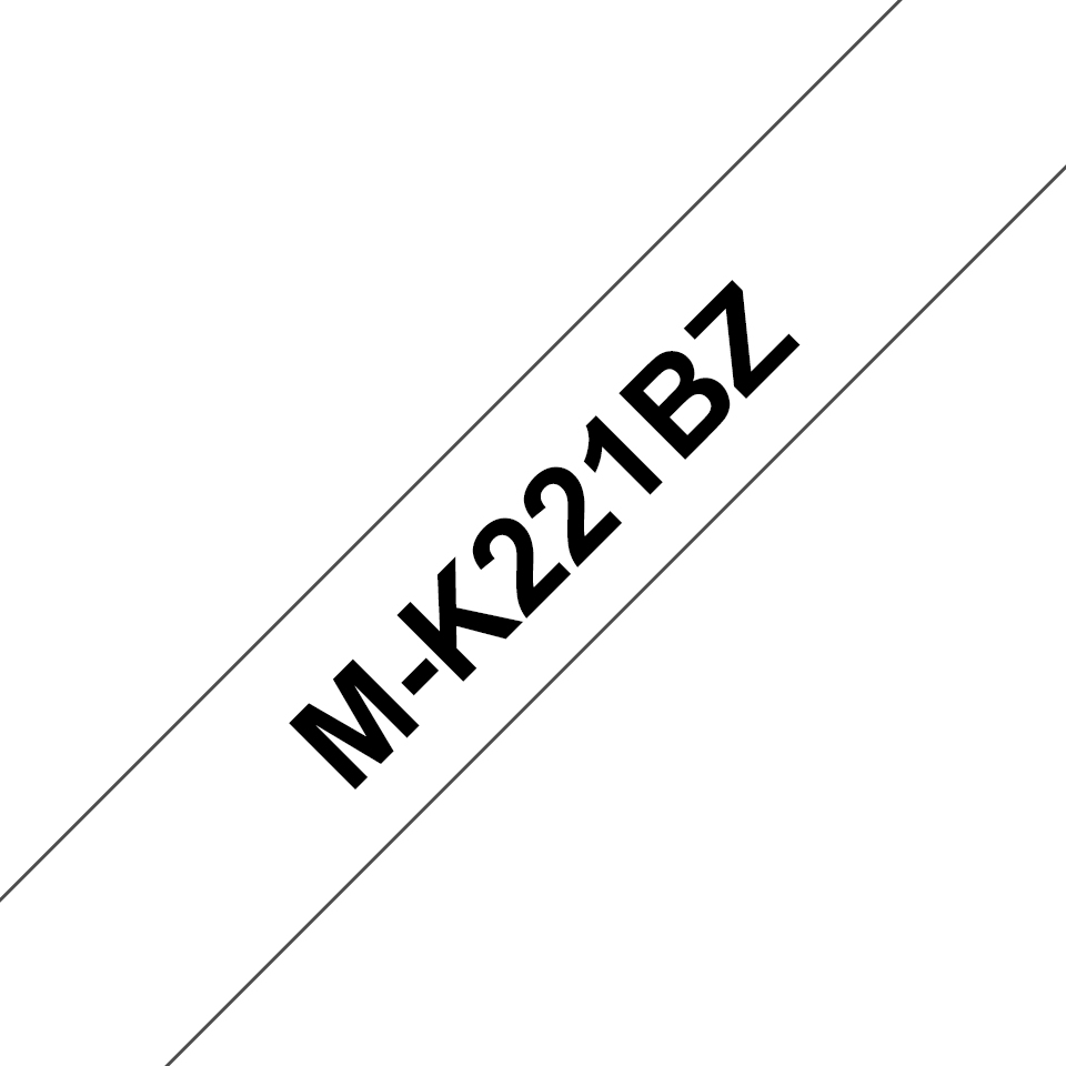 BROTHER P-TOUCH MK-221B noir sur blanc 9mm
