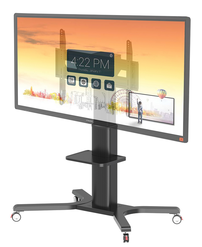 Peerless-AV Paramount PR598-M Motorisierter Rollwagen 50"-98" 130 kg VESA bis 800x600 Schwarz