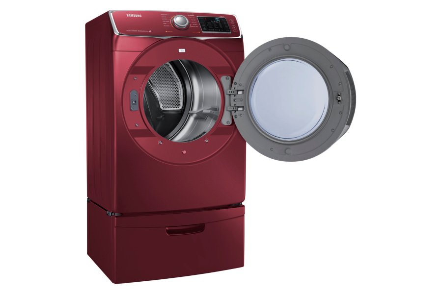 Samsung DV42H5600EF tumble dryer Freestanding Front-load Red – image 4