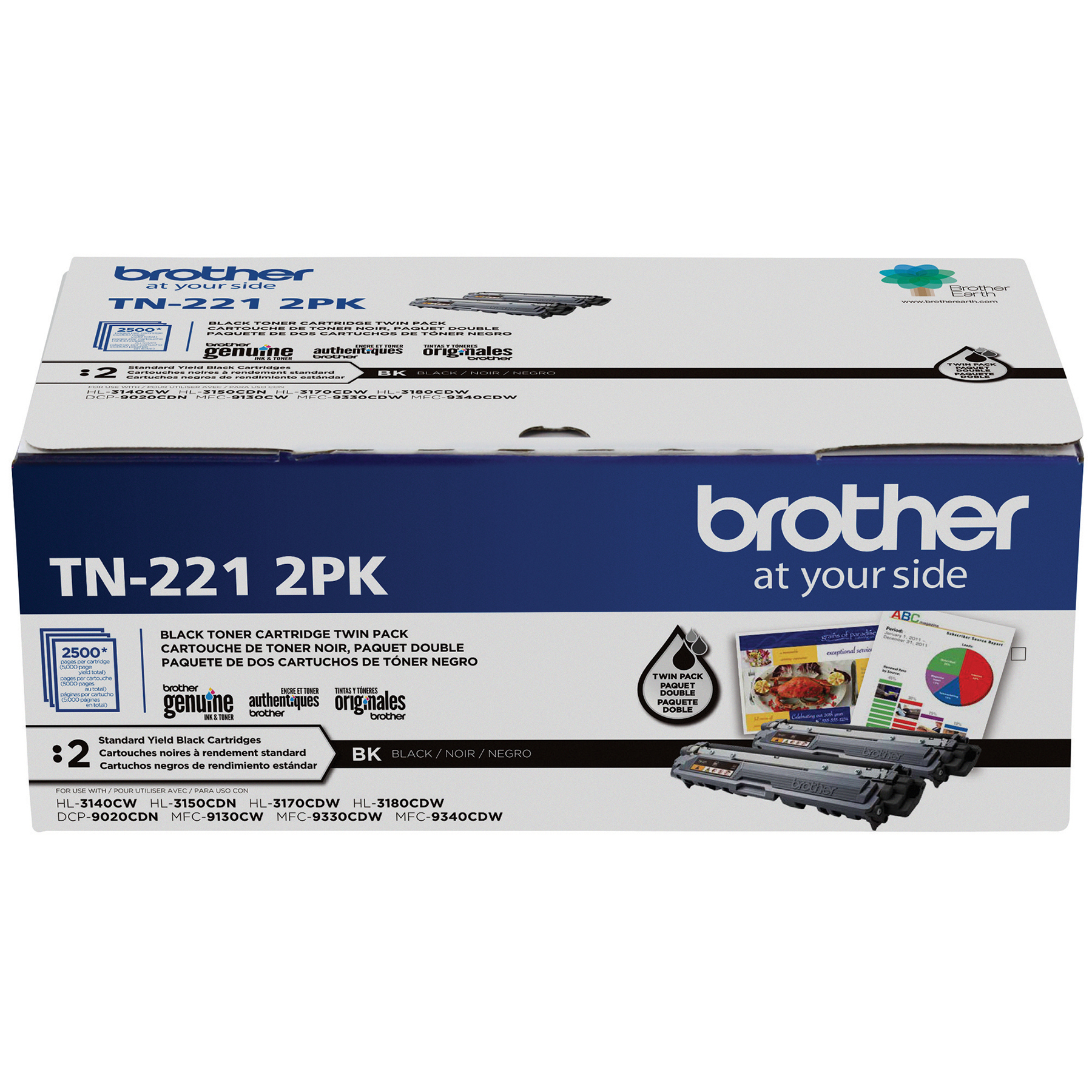 Brother TN-2212PK toner cartridge 2 pc(s) Original Black – image 2