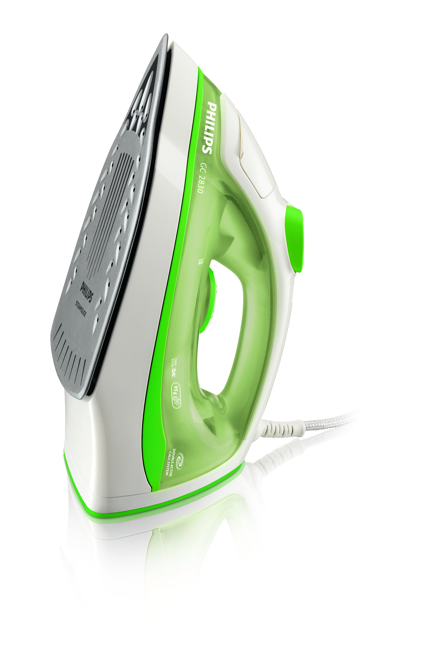 Philips PowerLife GC2830/12 iron Steam iron SteamGlide soleplate – image 2