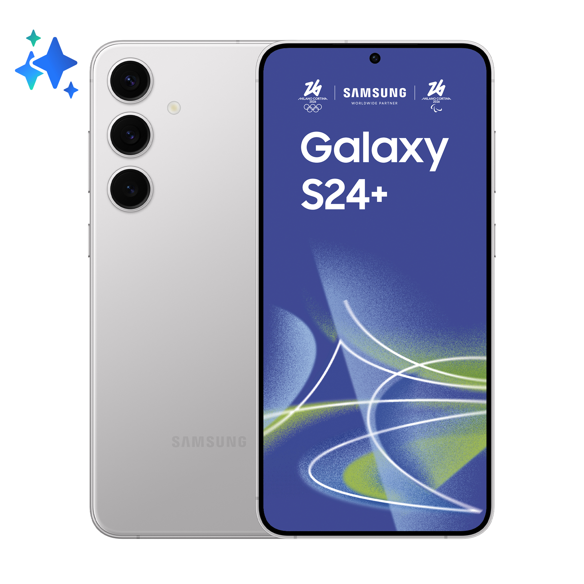 Samsung Galaxy S24+ 17 cm (6.7") Dual-SIM 5G USB Typ-C 12 GB 512 GB 4900 mAh Grau, Marmorfarbe