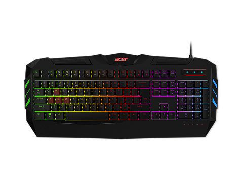 Acer Nitro Keyboard клавиатура Игровой USB Чешский, Словацкий Черный