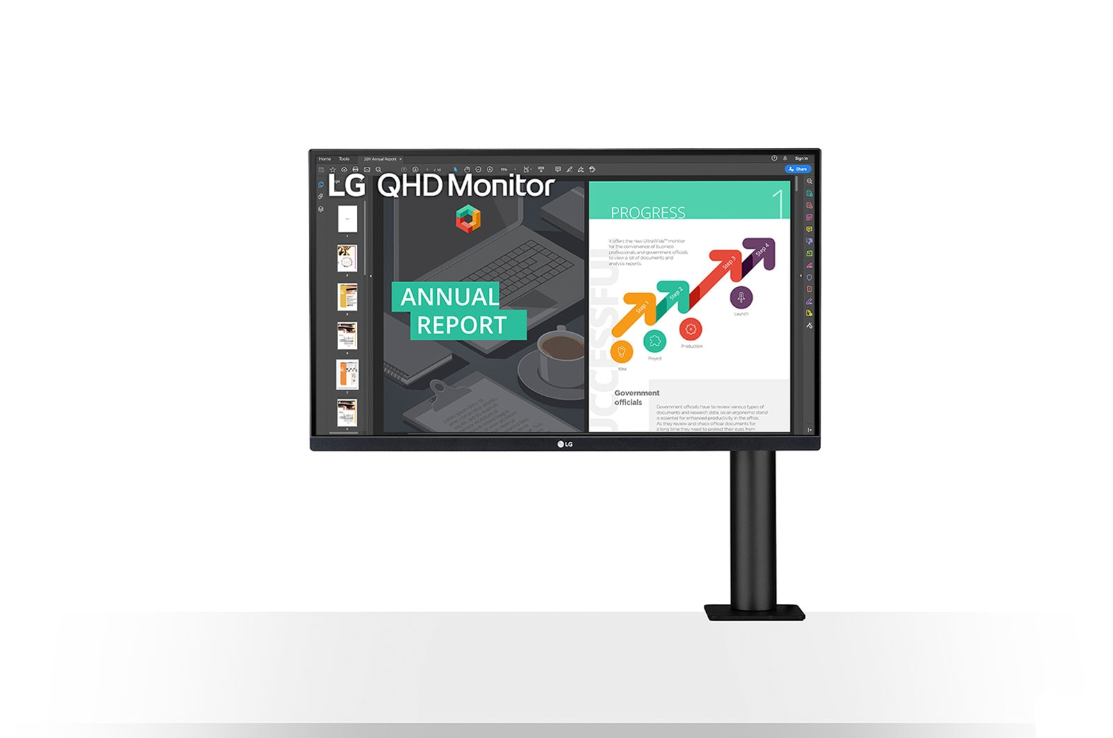 LG 27QN880P-B computer monitor – image 2