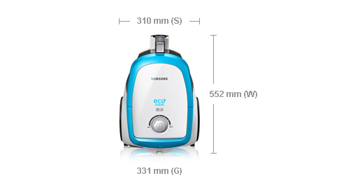 Samsung SC47J0 2 L Cylinder vacuum Dry 1200 W Bagless – image 6
