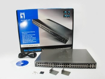 LevelOne 48 FE + 2 GE + 2 GE Combo SFP Web Smart Switch – image 6
