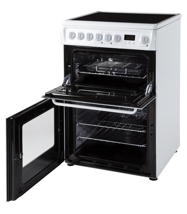 Hotpoint HAE60PS cooker Freestanding cooker Electric Ceramic hob White – image 2