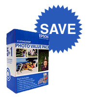 Epson 5 x Colour Inks + BONUS Premium Glossy Photo Paper
