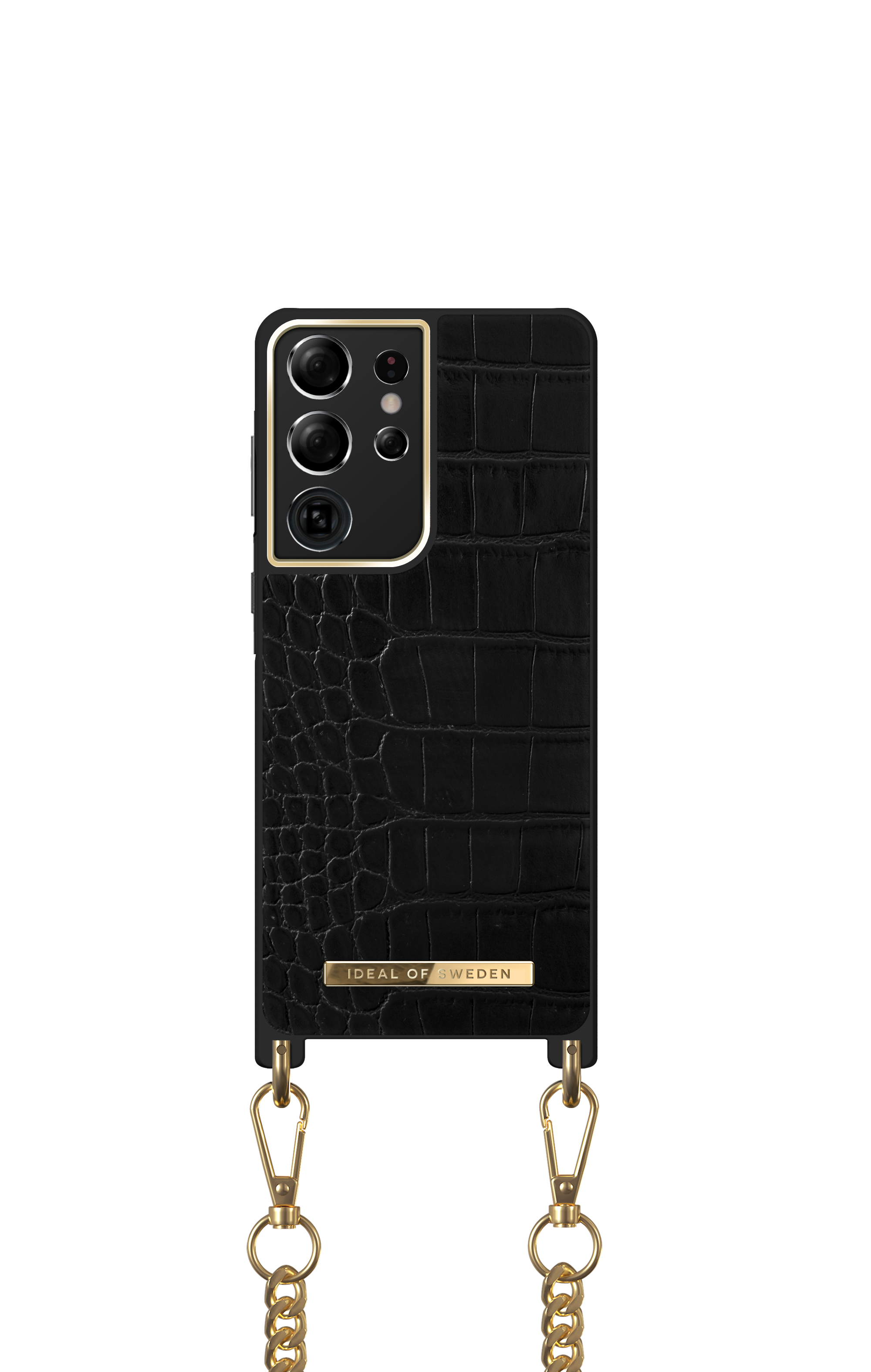iDeal of Sweden Necklace Case Galaxy S21 Ultra Jet Black Croco – image 3